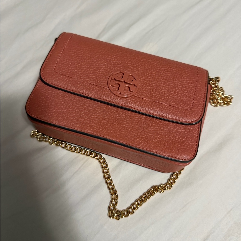 Tory Burch brick orange Crossbody Bag w